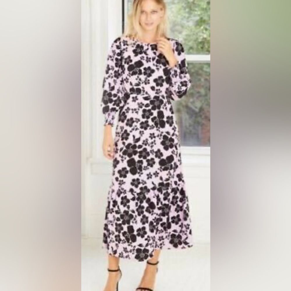 Black and Lavender long dress M